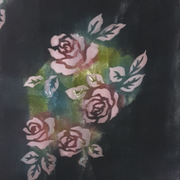 Josephine Chaus Velour Floral Maxi Skirt NWT - Picture 4 of 7